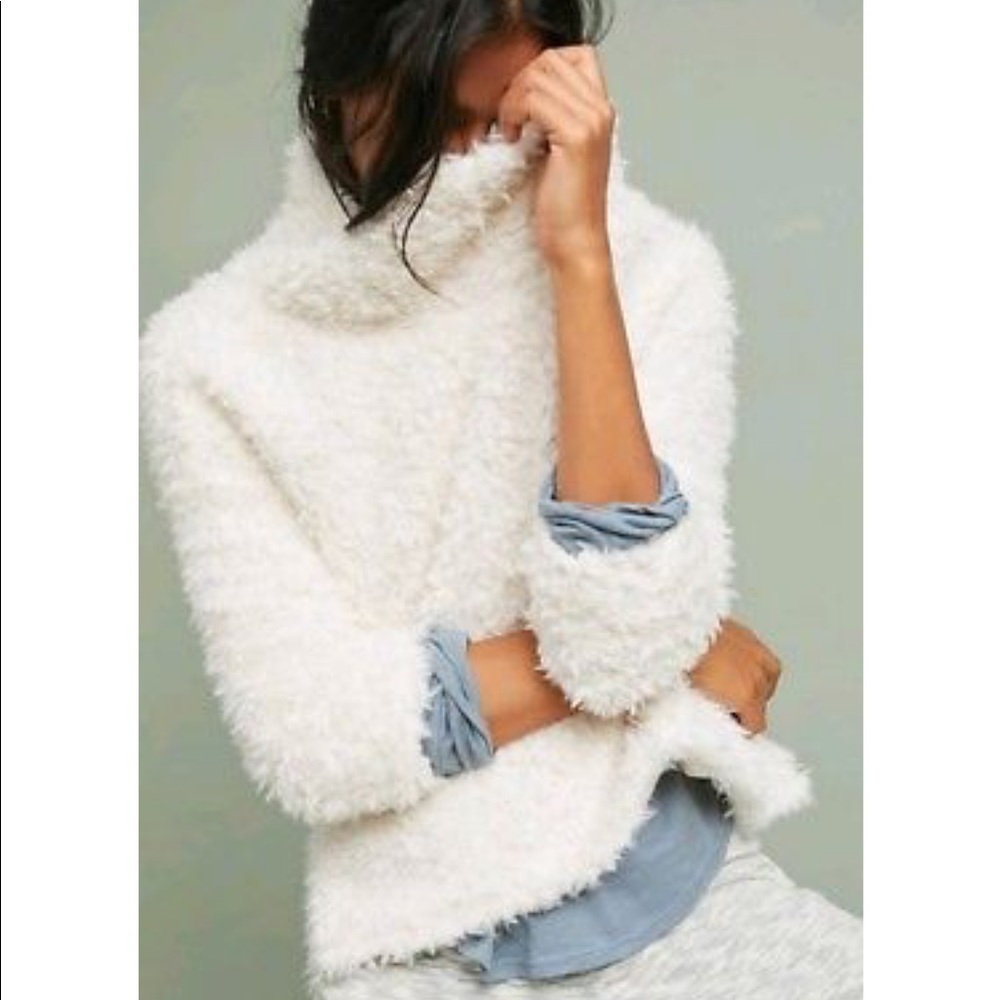 Anthropologie “Saturday Sunday” Sherpa Pullover - Picture 2 of 7
